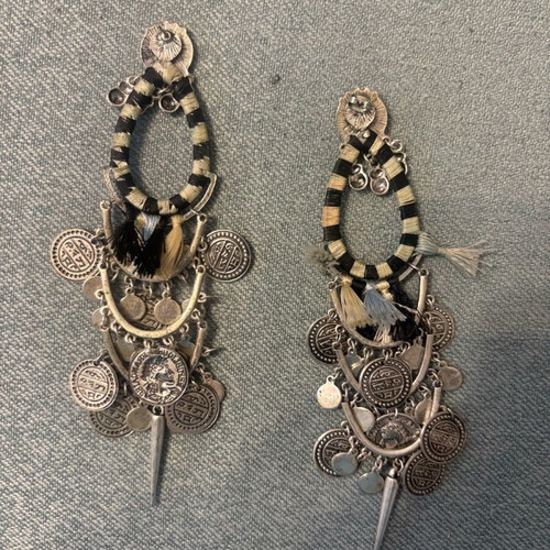 Boho Marivee earrings used, silver