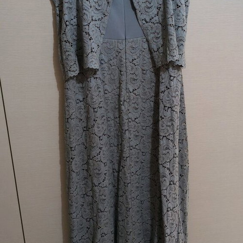 Mango maxi lace dress XL new, baby blue