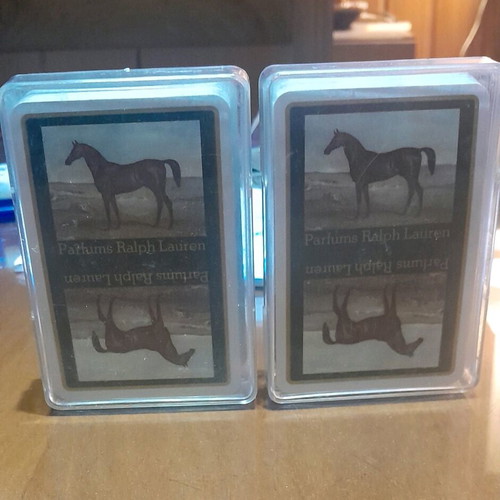 Ralph Lauren playing cards like new, 2 packs