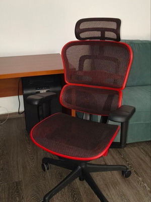 Ergohuman Ultra Gaming Chair Red Frame like new