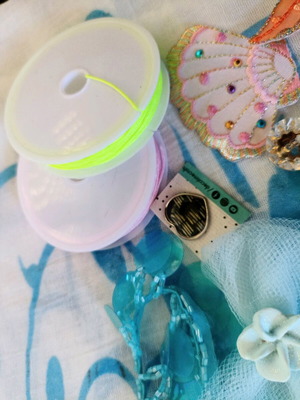 Sewing materials set used for crafting