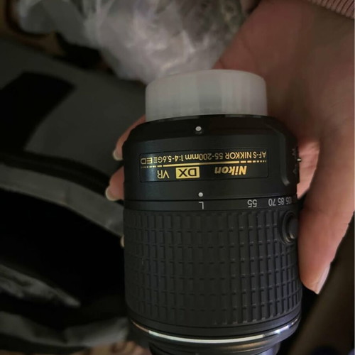 Nikon D3400 camera like new with two lenses and flash