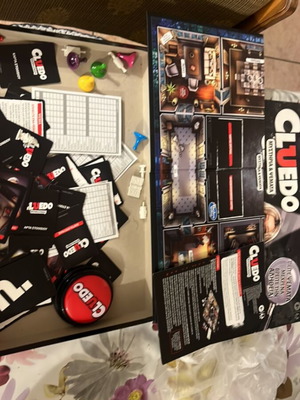 Cluedo board game used, with missing pieces