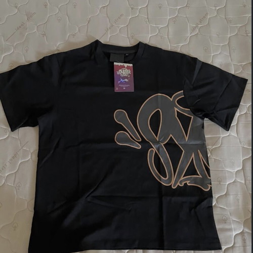 Syna World black summer set with modern streetwear design
