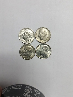 Νομίσματα Roosevelt των 10 σεντ, σετ 4