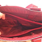  Piquadro  Τέλεια Δερμάτινη κόκκινη τσάντα!