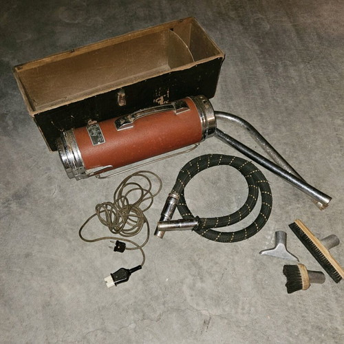 Vintage Hugin D4 electric vacuum used, Swedish made