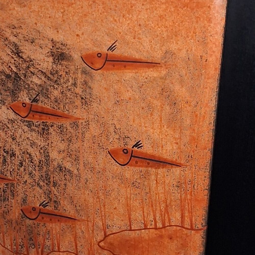 Sea Composition Ceramic Wall Art by Kostas Panaretos like new