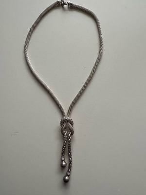 silver necklace