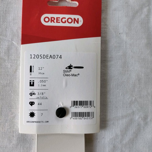 Oregon Single Rivet chainsaw bar 30 cm new, 1.3 mm guide for 3/8" 44 chains