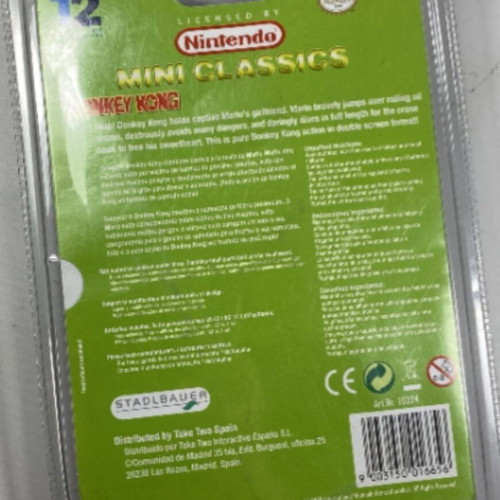 Nintendo Mini Classics Donkey Kong electronic game new