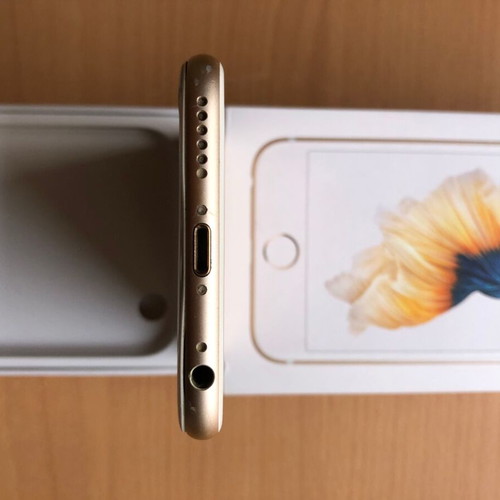 iPhone 6s 32 GB Gold used for spare parts, broken screen, battery 65%