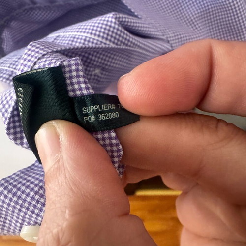 Ralph Lauren shirt without ironing like new