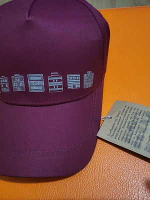 Collectible hat from Heraklion Archaeological Museum, new, brown and beige