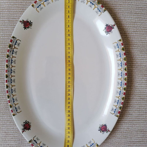 Candia set of 5 vintage large serving plates
