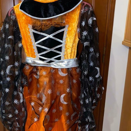 Children's witch carnival costume size 10 like new