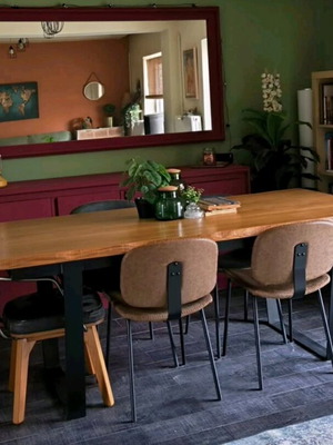 Τραπεζαρία μασίφ ξύλου Custom Made Mexil σαν καινούργια