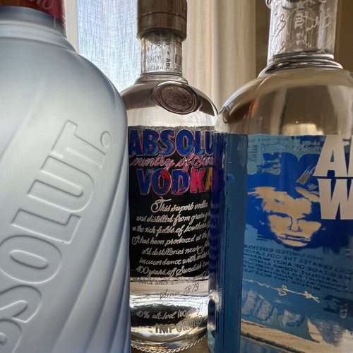 Absolut Vodka Limited Edition Collection of 20 Sealed Bottles