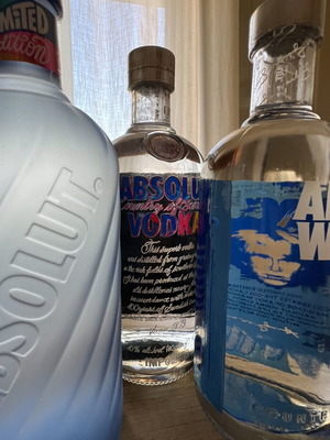 Absolut Vodka Limited Edition Collection of 20 Sealed Bottles