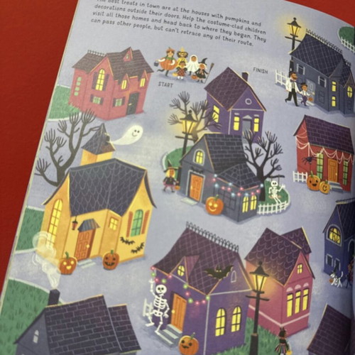 Halloween Mazes book by Usborne new
