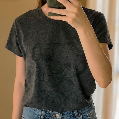 Disney Lion King Simba Black T-shirt women's M like new