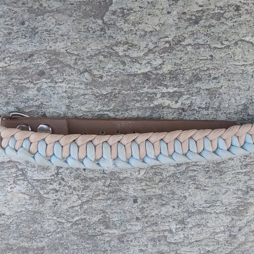 Handmade dog leash like new, made in Greece with 8 loops