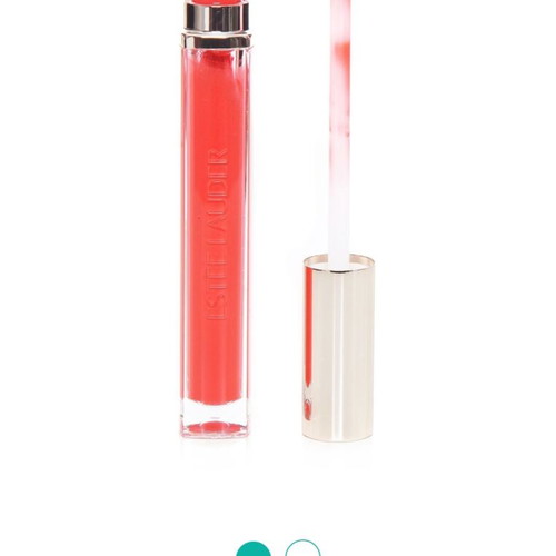 Estee Lauder matte coral orange lip gloss like new