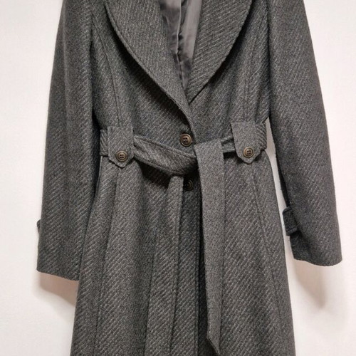 Raxevsky Small coat dark gray like new, 65% wool