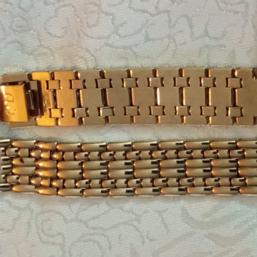 CD bracelet vintage gold filled plaque like new