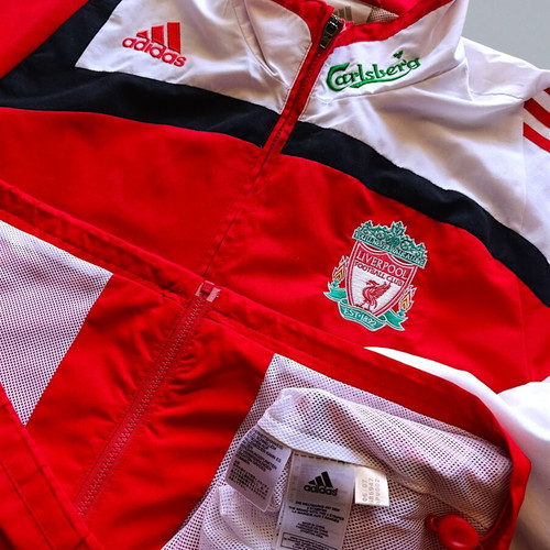 Liverpool x adidas 2007/08 football tracksuit set like new