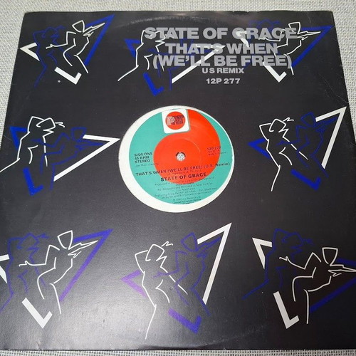 State Of Grace That's When (We'll Be Free) 12' US Remix μεταχειρισμένο, ηλεκτρονική