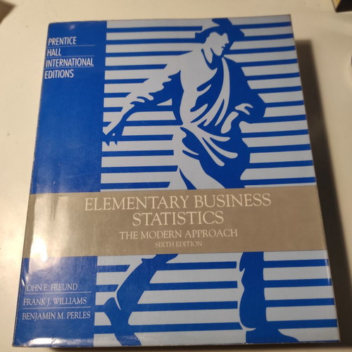Elementary Business Statistics used, sixth edition 1993