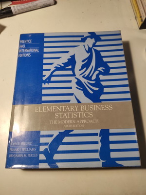 Elementary Business Statistics used, sixth edition 1993