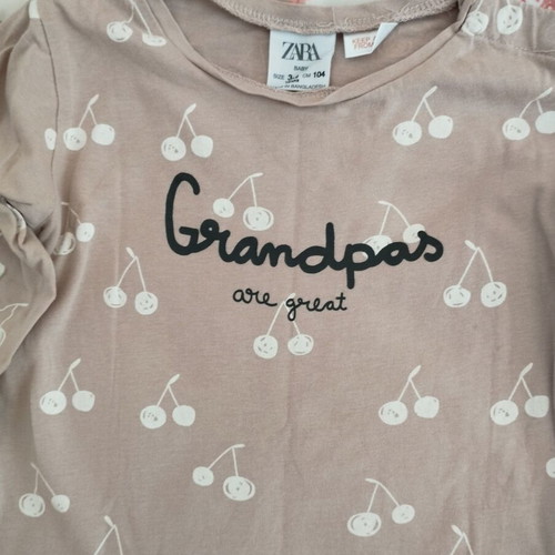 Zara children's long-sleeve shirt like new, size 3-4, 104 cm