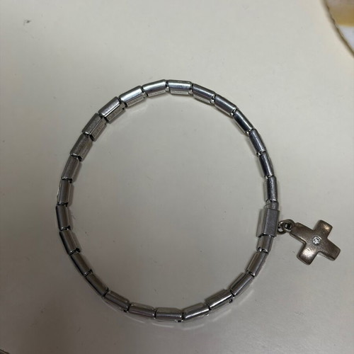 Goldex Nomination bracelet like new with silver cross charm