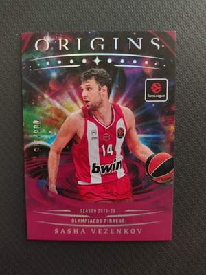 Euroleague Origins Sasha Vezenkov κάρτα 25-26 /115