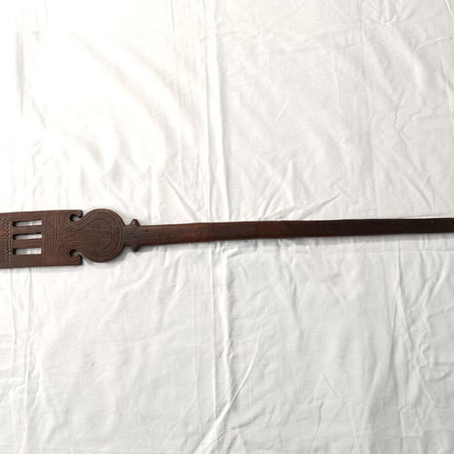 Wooden roka for hair spinning used, 1950s