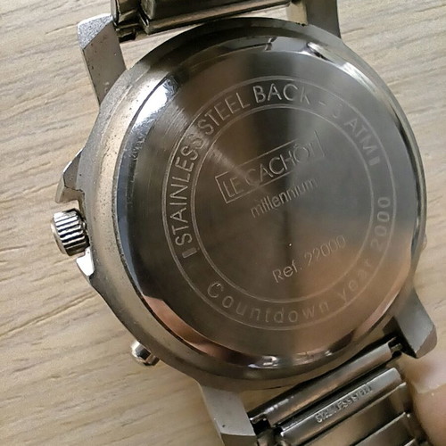 Le Cachot Millennium watch used, anniversary edition with Japanese movement