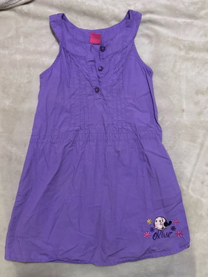Olive oil girls dress 5-6 years purple like new