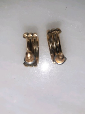 Hoop earrings used