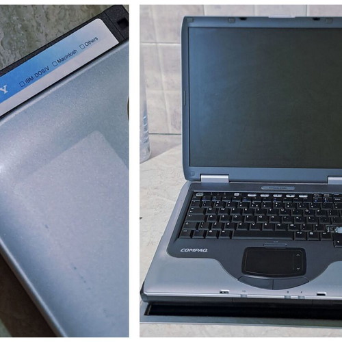 HP Compaq Presario 2500 vintage laptop Pentium 4 2.66GHz