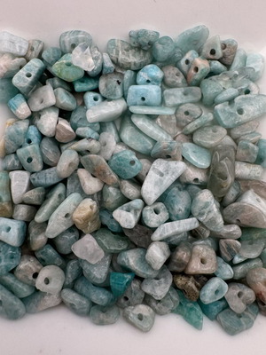Turquoise Chalcedony Chipstone Beads like new