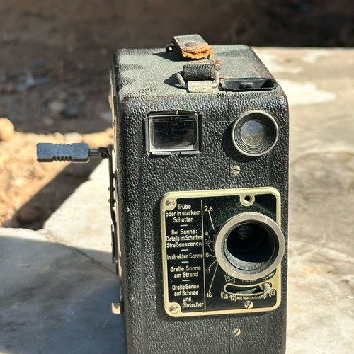 Talbot 8mm Film Camera used, vintage German collectible