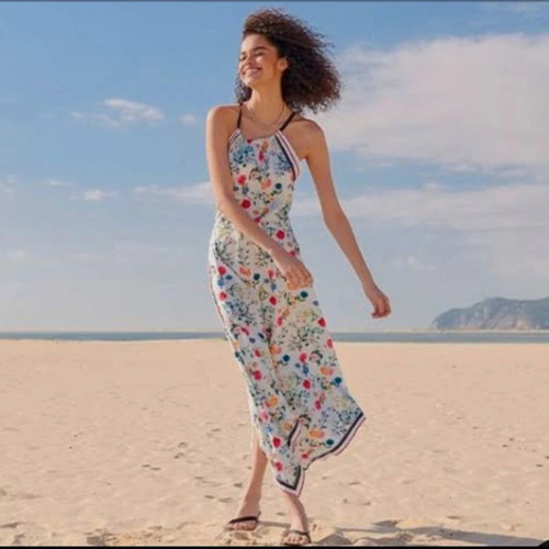 Floral dress Shein new, multicolor turquoise