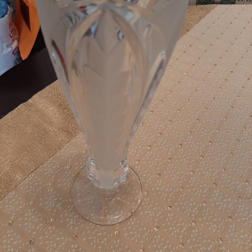 Crystal vase from Germany vintage, new