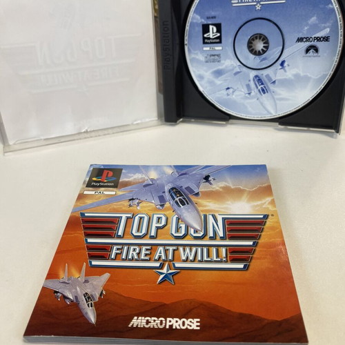 Top Gun Fire At Will PlayStation 1 PS1 like new, English