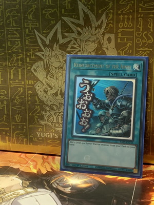 Yu-Gi-Oh! Reinforcement of the Army Spell Card new