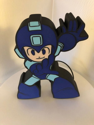 Mega Man lamp like new, USB with switch, 23x18cm