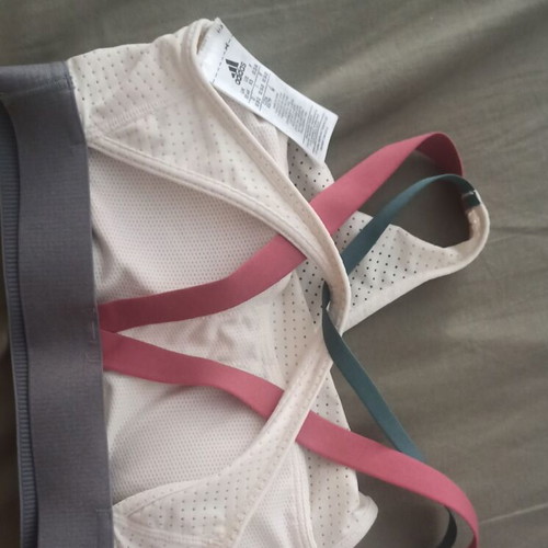 Adidas sports bra XS new, white