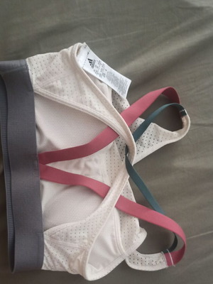 Adidas sports bra XS new, white